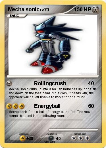 Pokemon Mecha sonic