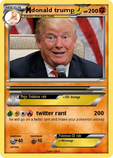 Pokemon donald trump