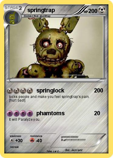 Pokemon springtrap