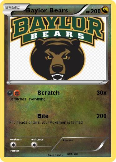 Pokemon Baylor Bears