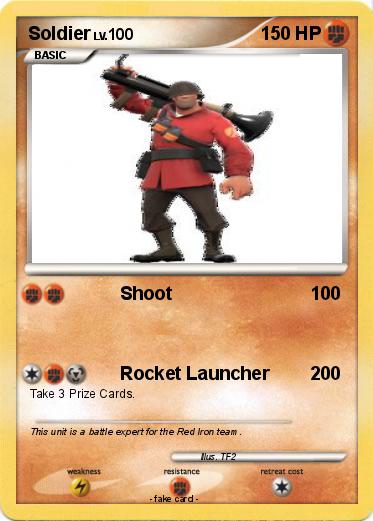 Pokemon Soldier 146 - red soldier with rocket launcher roblox
