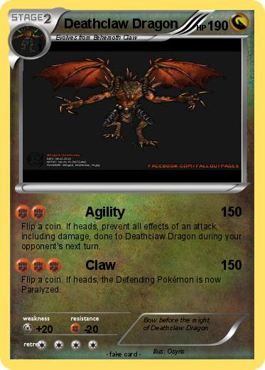 Pokemon Deathclaw Dragon