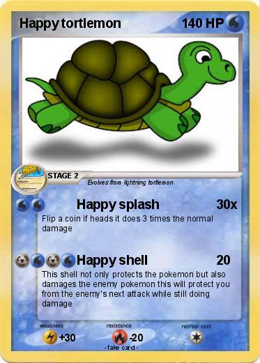 Pokemon Happy tortlemon