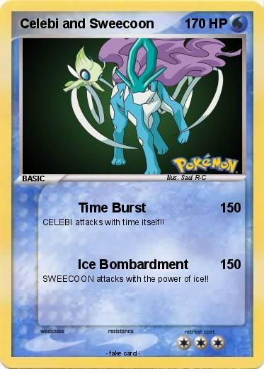 Pokemon Celebi and Sweecoon