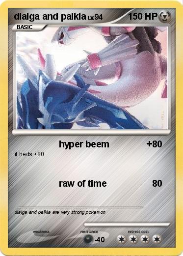 Pokemon dialga and palkia
