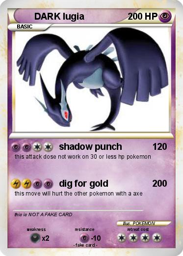 Pokemon DARK lugia