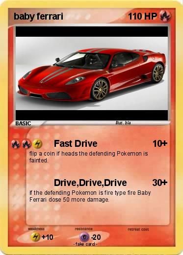 Pokemon baby ferrari
