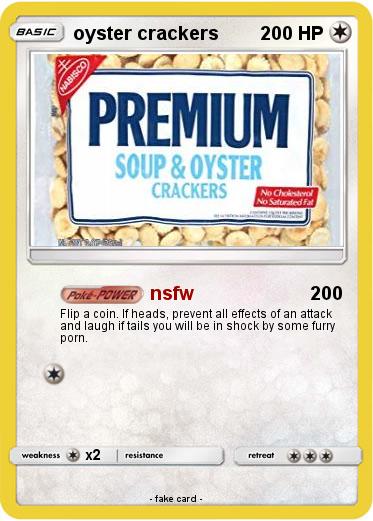 Pokemon oyster crackers