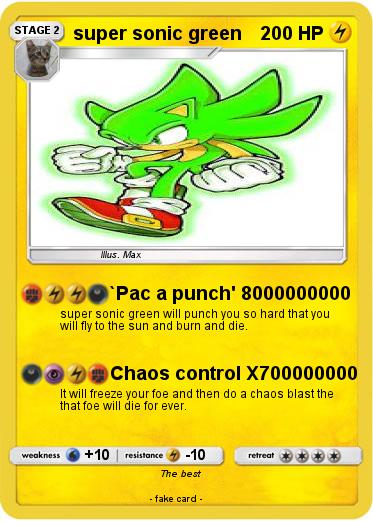 Pokemon super sonic green