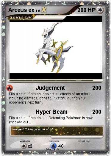 Pokemon Arceus ex