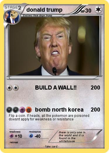 Pokemon donald trump