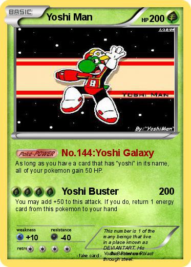 Pokemon Yoshi Man