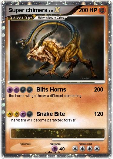 Pokemon Super chimera