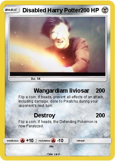 Pokemon Disabled Harry Potter