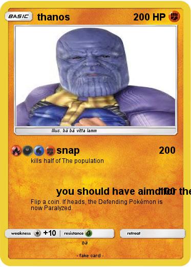 Pokemon thanos