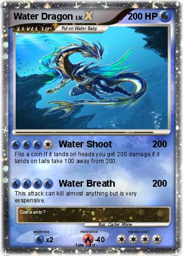 Pokemon Water Dragon