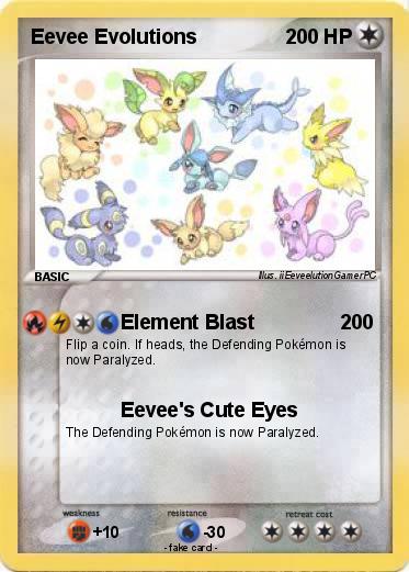 Pokemon Eevee Evolutions