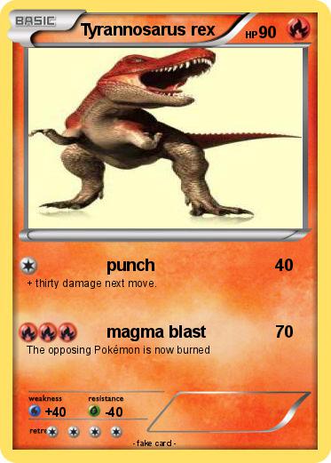 Pokemon Tyrannosarus rex