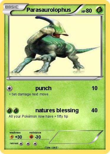 Pokemon Parasaurolophus