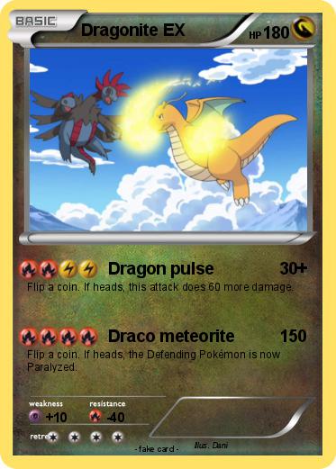 Pokemon Dragonite EX
