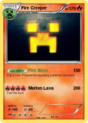 Pokemon Fire Creeper