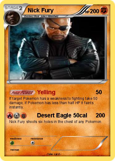 Pokemon Nick Fury