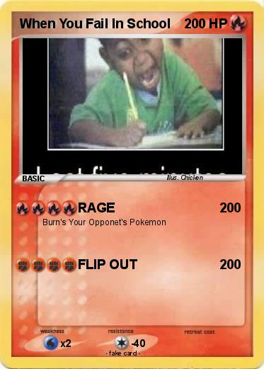 Pokemon When You Fail In School
