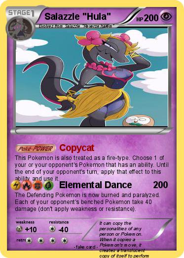 Pokemon Salazzle "Hula"