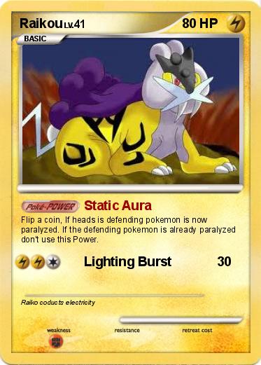 Pokemon Raikou