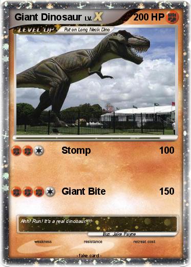 Pokemon Giant Dinosaur