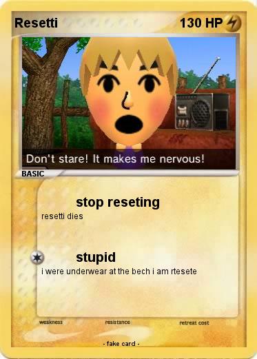 Pokemon Resetti