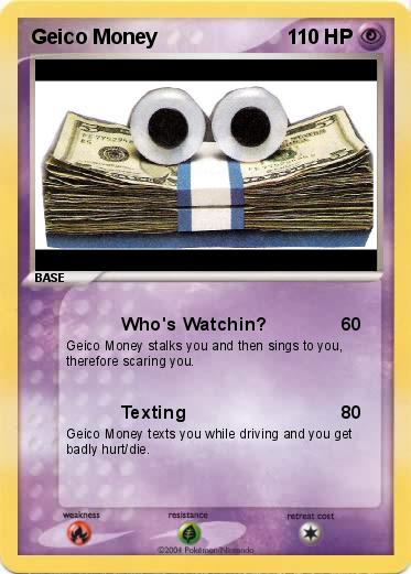 Pokemon Geico Money