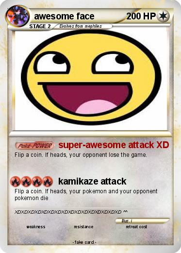 Pokemon awesome face