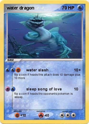 Pokemon water dragon