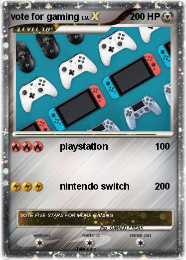 Pokemon vote for gaming