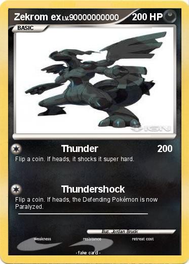 Pokemon Zekrom ex