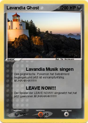 Pokemon Lavandia Ghost