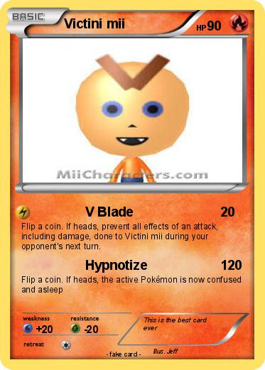 Pokemon Victini mii