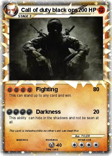 Pokemon Call of duty black ops