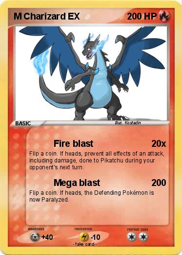 Pokemon M Charizard EX