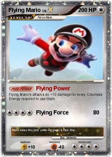 Pokemon Flying Mario