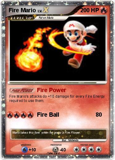 Pokemon Fire Mario