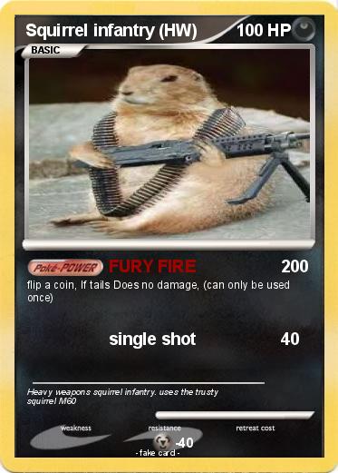 Pokemon Squirrel infantry (HW)