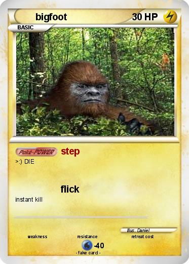 Pokemon bigfoot