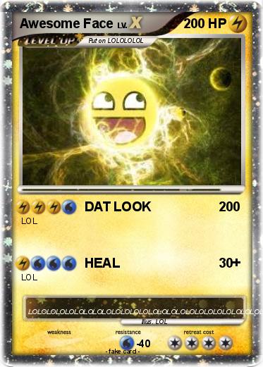 Pokemon Awesome Face