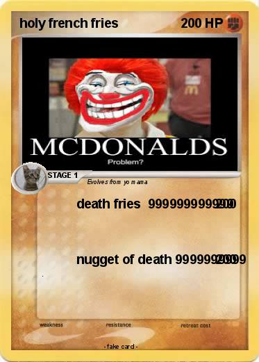 Pokemon holy french fries