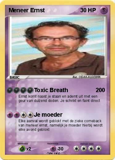 Pokemon Meneer Ernst
