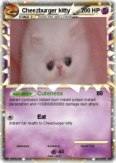 Pokemon Cheezburger kitty