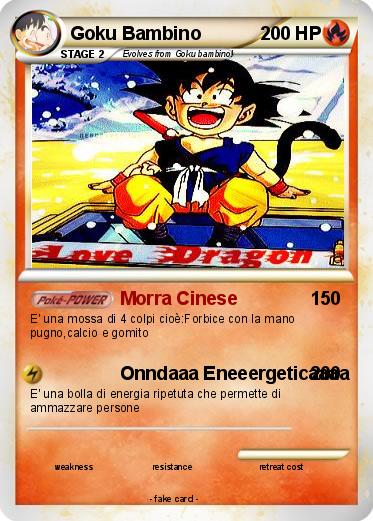 Pokemon Goku Bambino