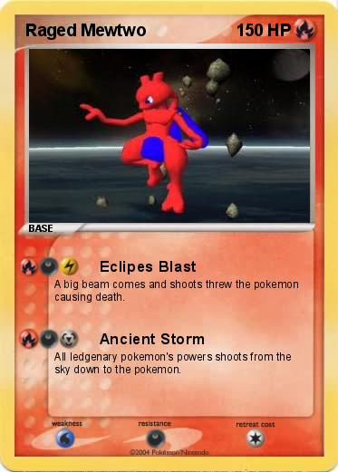 Pokemon Raged Mewtwo 